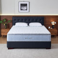 25 cm hohe atmungsaktive 7-Zonen Tonnentaschenfederkernmatratze mit Memory-Foam und punktelastischer Unterstuetzung, Haertegrad H3 180 x 200 cm